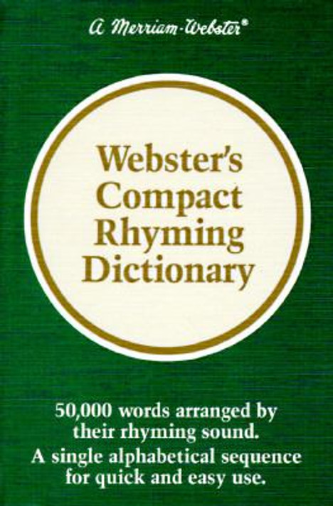 Webster's Compact Rhyming Dictionary Cover