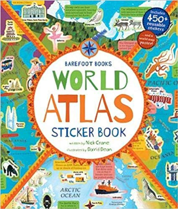 Barefoot Books World Atlas Sticker Book Cover