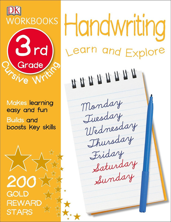 DK Workbooks: Handwriting: Cursive, Third Grade: Learn and Explore Cover