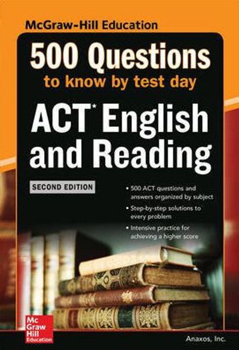 500 ACT English and Reading Questions to Know by Test Day, 2ed (Mcgraw-hill Education) 9781260108323 Cover