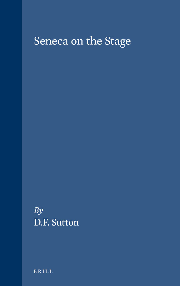 Seneca on the stage [9789004079281]