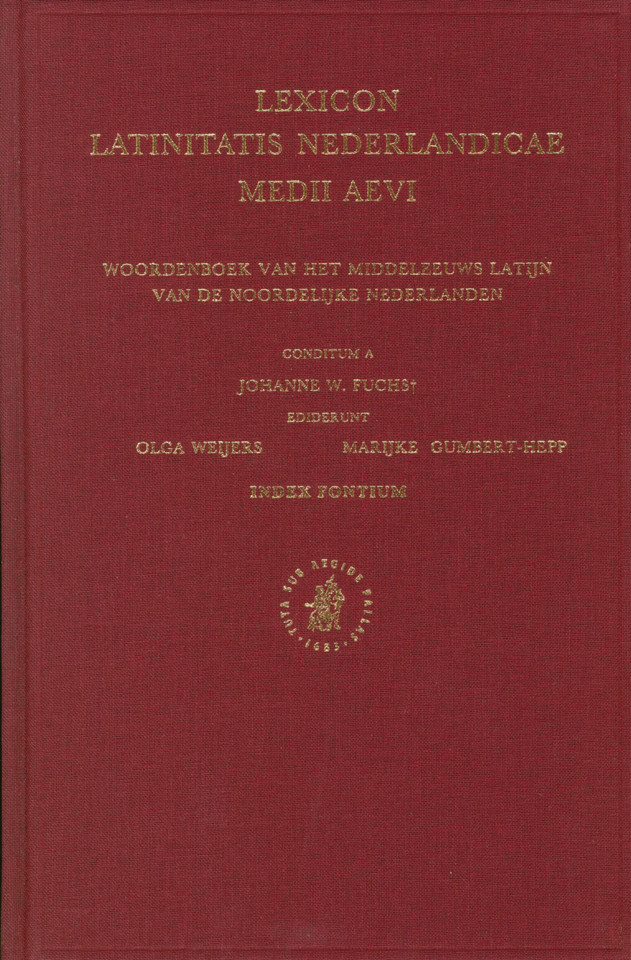 Supplement: Woordenboek van het Middeleeuws Latijn van de Noordelijke Nederlanden [9789004146440]