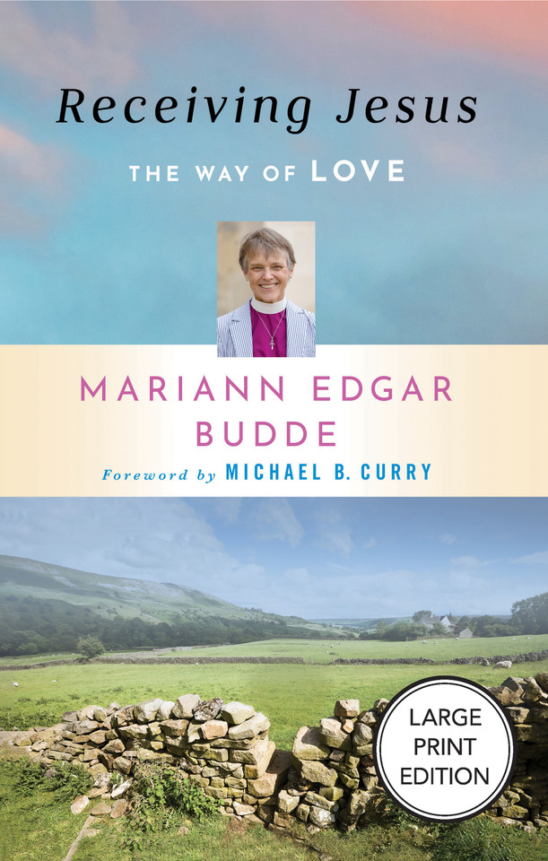 Receiving Jesus (Large Print Edition): The Way of Love book cover by Mariann Edgar Budde