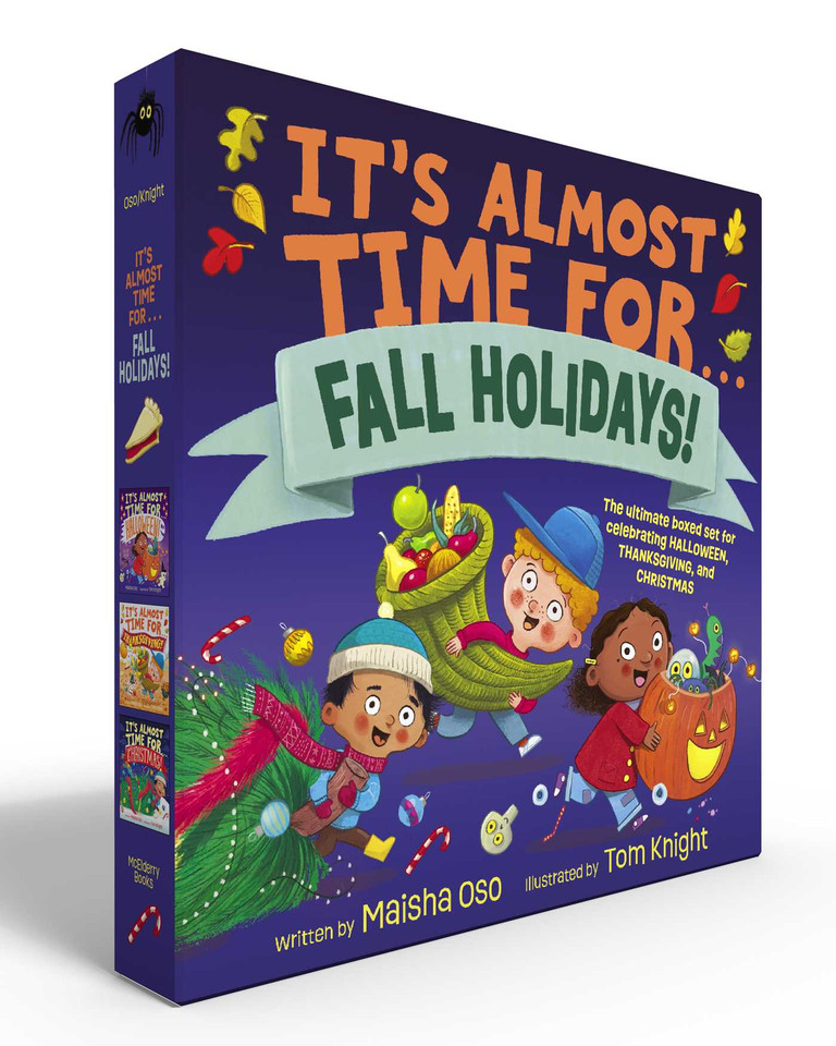 It's Almost Time for . . . Fall Holidays! (Boxed Set): It's Almost Time for . . . Halloween!; It's Almost Time for . . . Thanksgiving!; It's Almost Time for . . . Christmas! (It's Almost Time For...) book cover by Maisha Oso