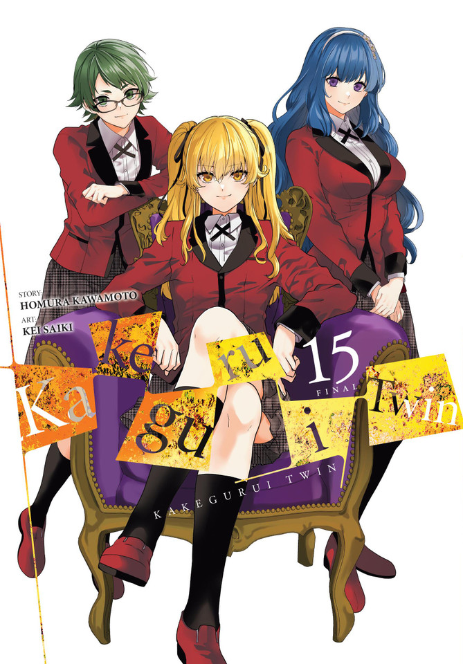 Kakegurui Twin, Vol. 15 (Kakegurui Twin #15) book cover by Homura Kawamoto