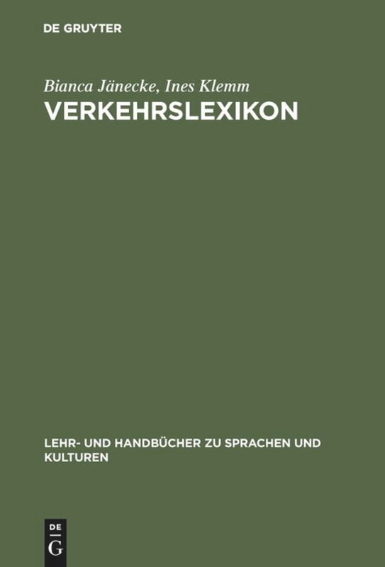 Verkehrslexikon: Deutsch-Russisch, Russisch-Deutsch book cover by Bianca Jänecke, Ines Klemm