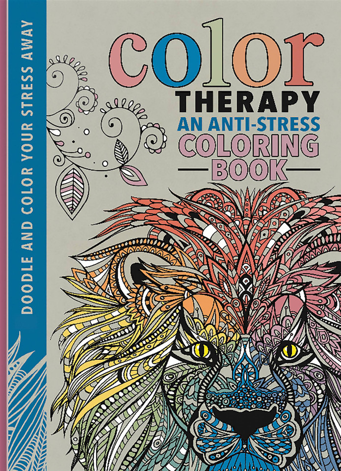 Color Therapy: An Anti-Stress Coloring Book book cover by Laura-Kate Chapman, Richard Merritt, Cindy Wilde