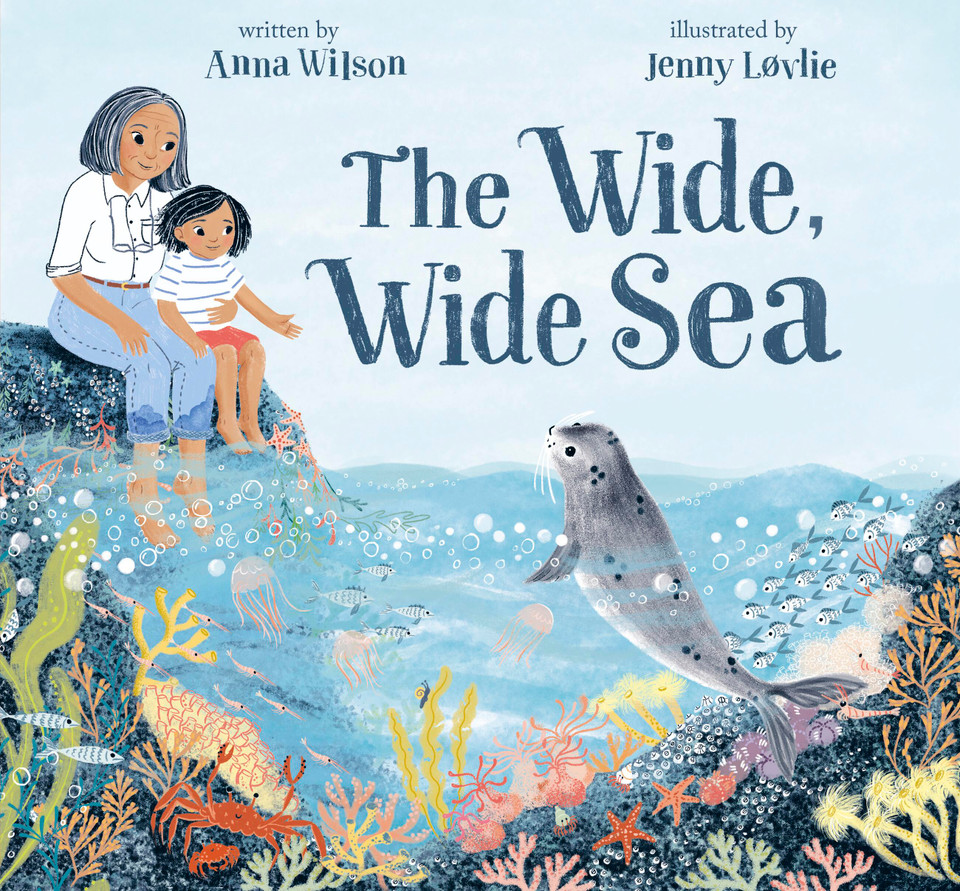 The Wide, Wide Sea book cover by Anna Wilson