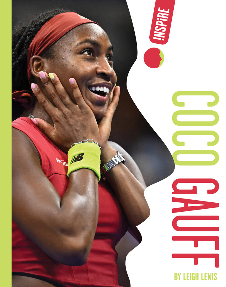 Coco Gauff book cover by Leigh Lewis