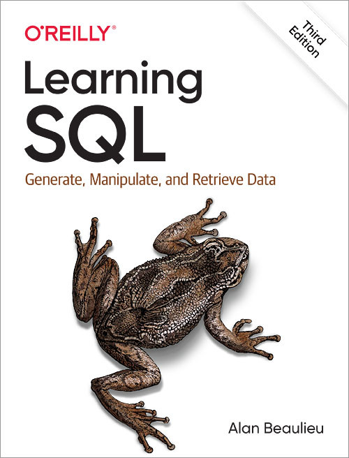 Learning SQL: Generate, Manipulate, and Retrieve Data book cover by Alan Beaulieu