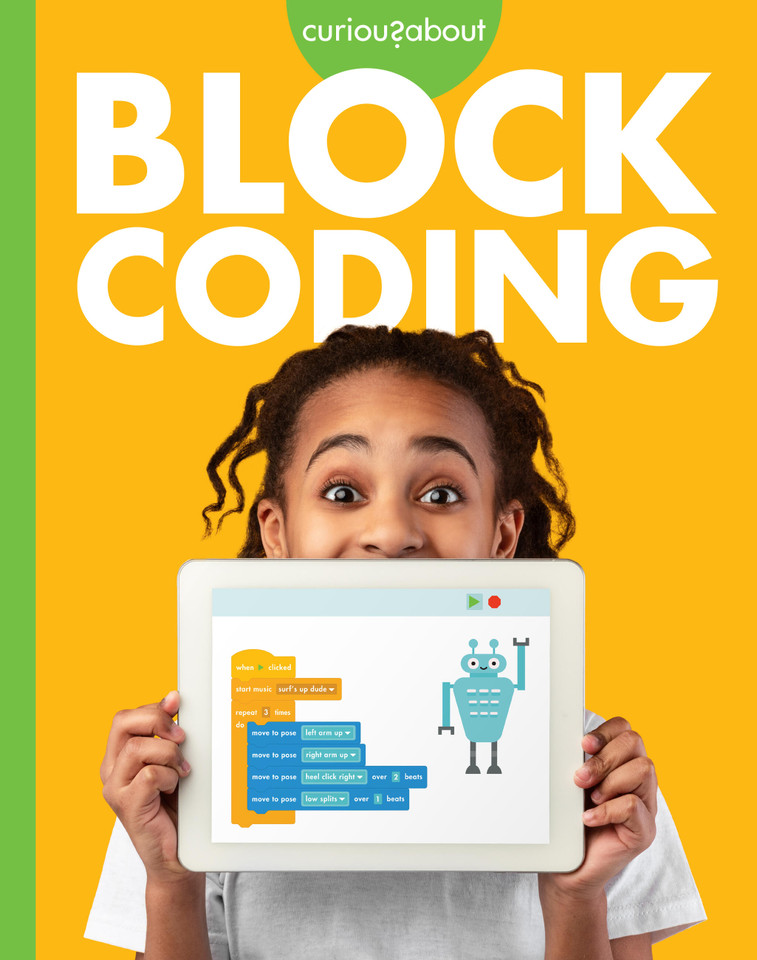 Curious about Block Coding book cover by Jill Sherman
