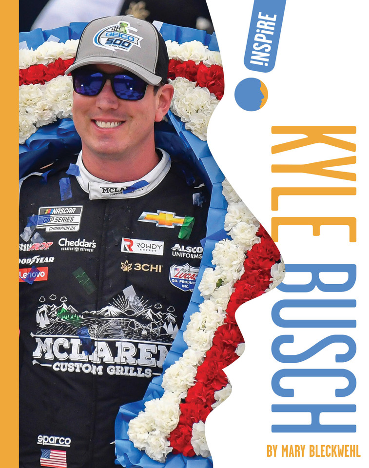 Kyle Busch book cover by Mary Bleckwehl