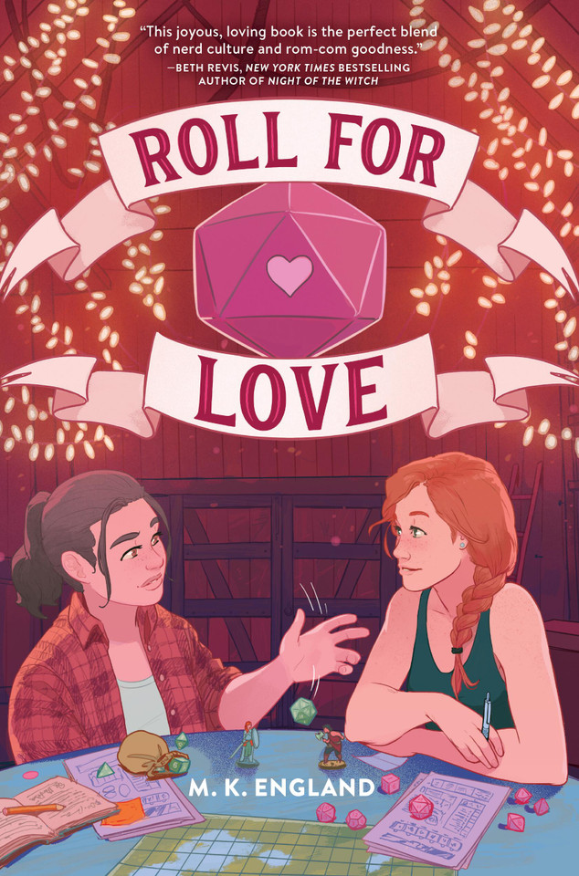 Roll for Love book cover by M. K. England