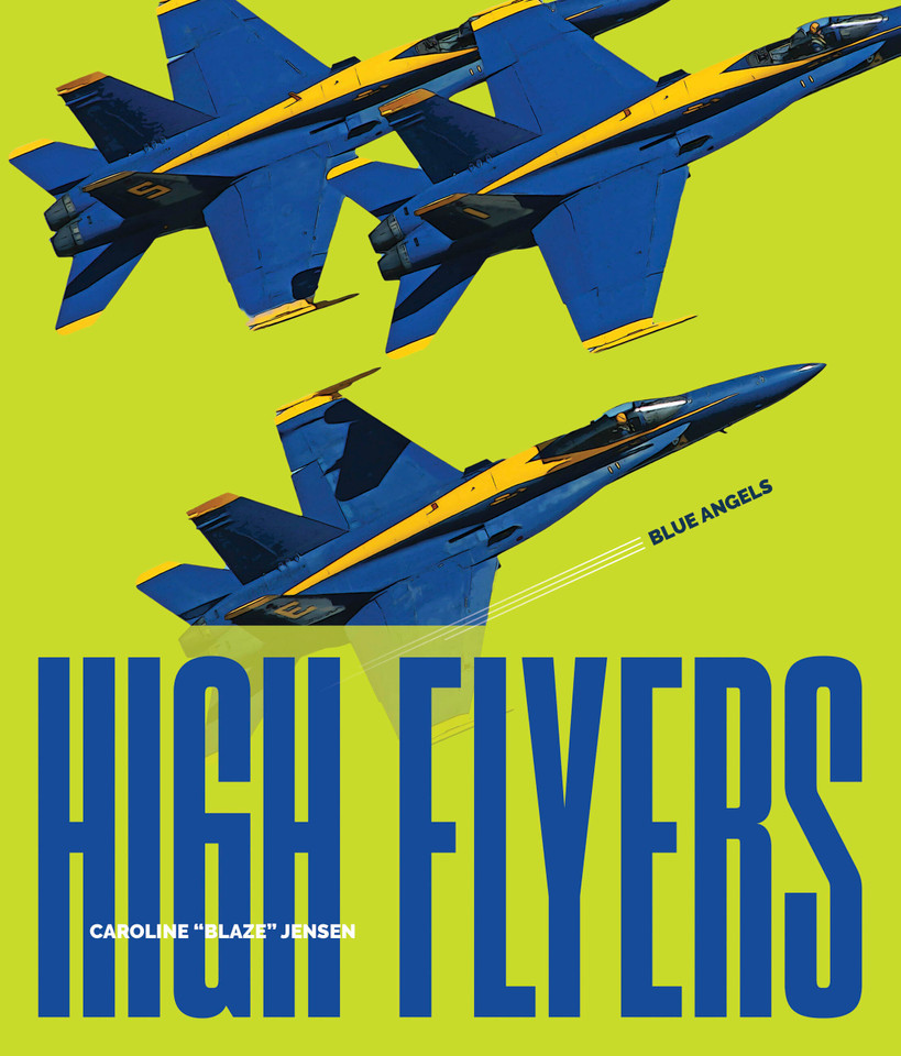 Blue Angels (High Flyers) book cover by Caroline "Blaze" Jensen