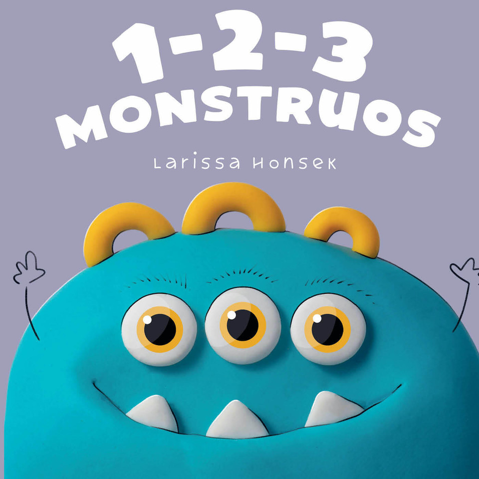 1-2-3 Monstruos: Un pequeño libro para contar monstruos book cover by Larissa Honsek