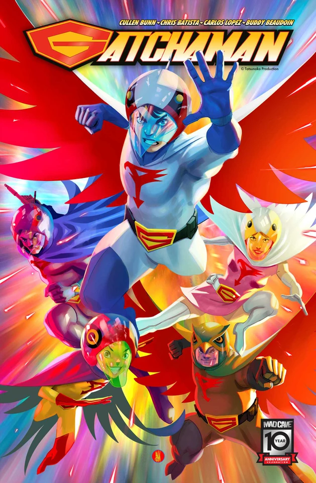 Gatchaman Vol. 1 (Gatchaman) book cover by Cullen Bunn