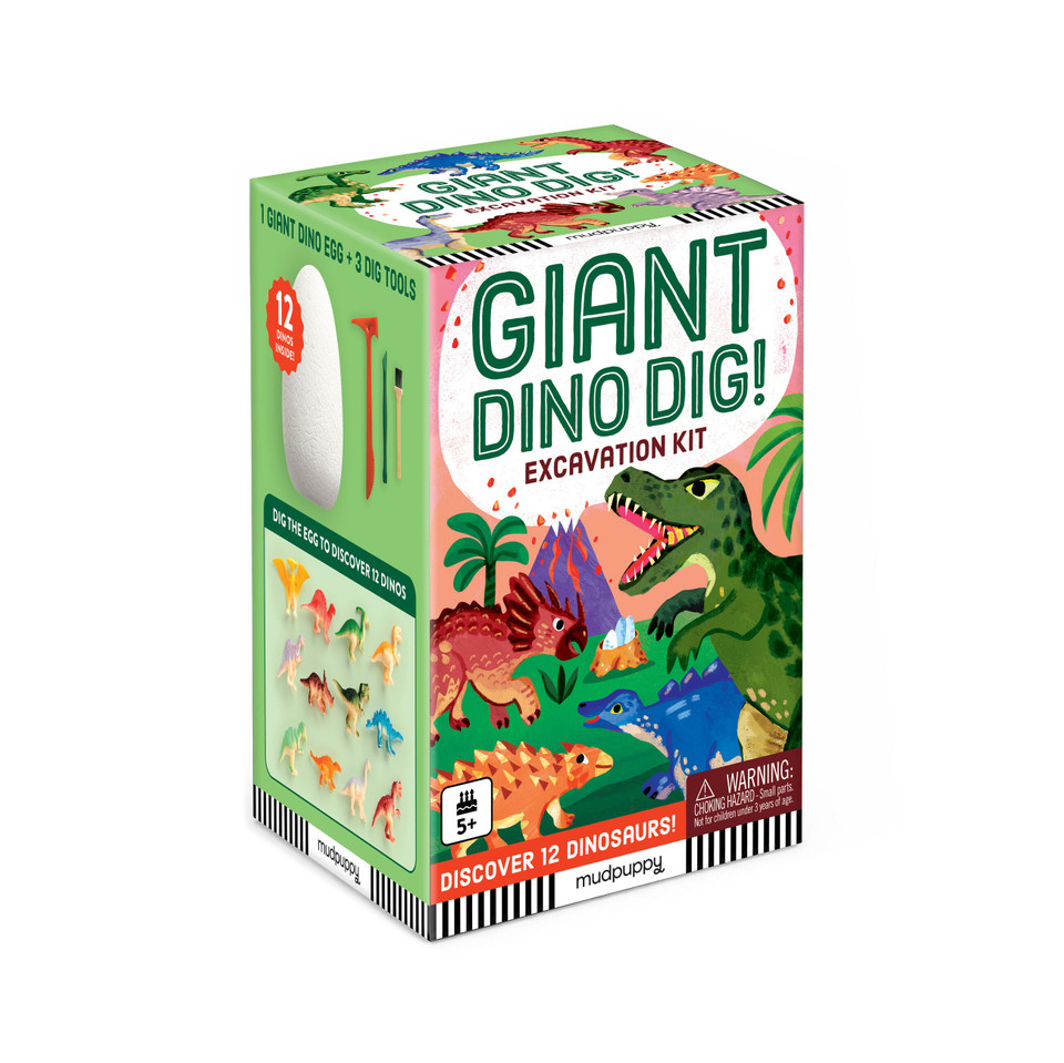 Giant Dino Dig! Excavation Kit book cover by Mudpuppy