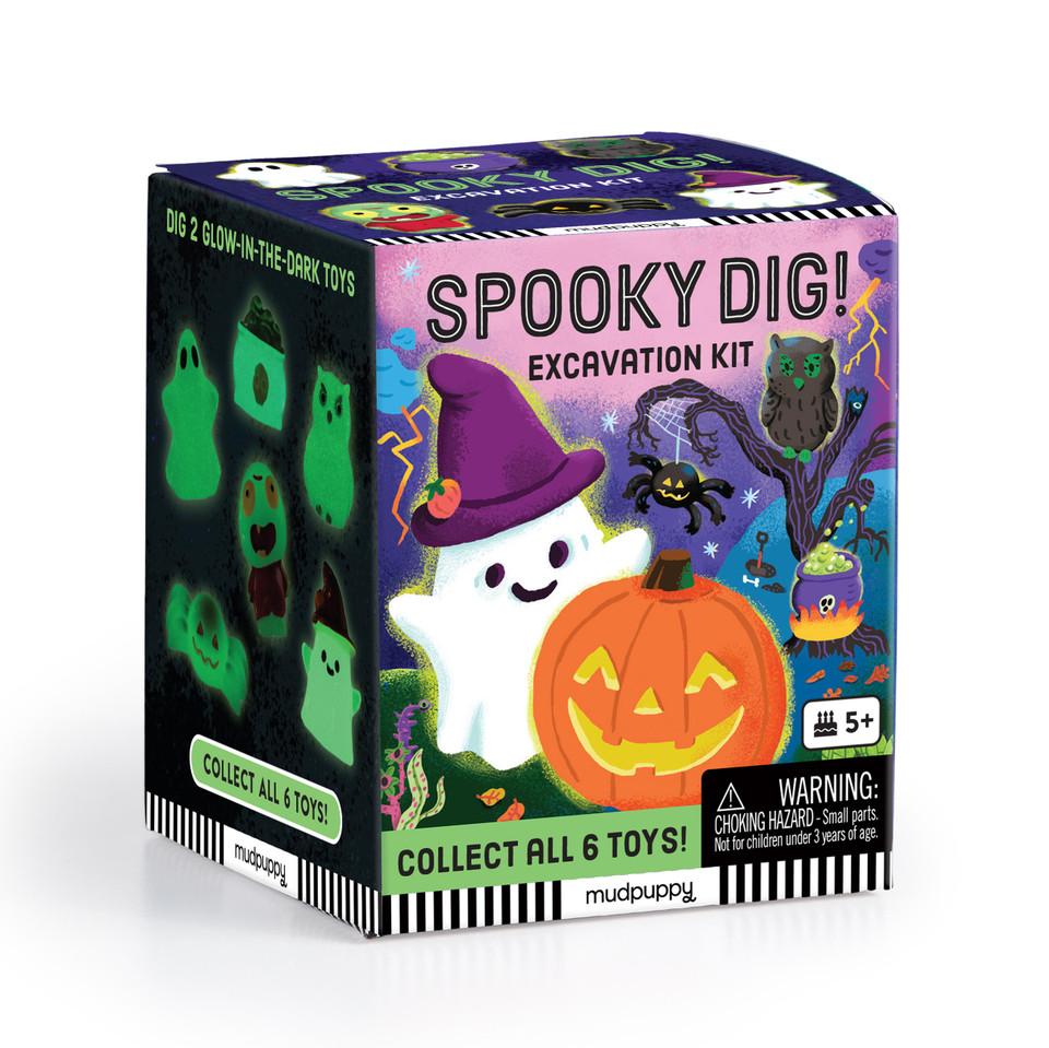 Spooky Dig! Excavation Kit book cover by Mudpuppy