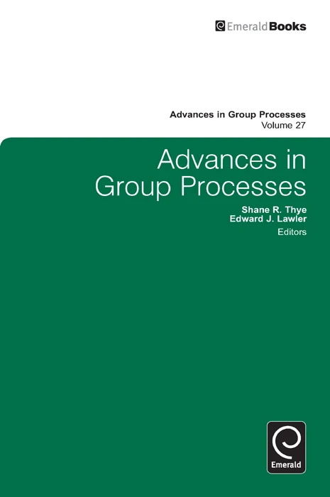 Advances in Group Processes (Advances in Group Processes #27) book cover by 