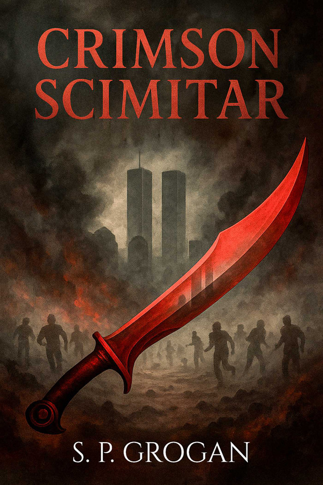 Crimson Scimitar: Attack on America—2001-2027 book cover by S.P. Grogan