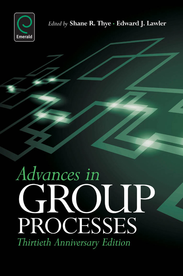 Advances in Group Processes: 30th Anniversary edition (Advances in Group Processes #30) book cover by 