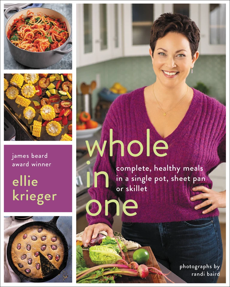 Whole in One: Complete, Healthy Meals in a Single Pot, Sheet Pan, or Skillet book cover by Ellie Krieger