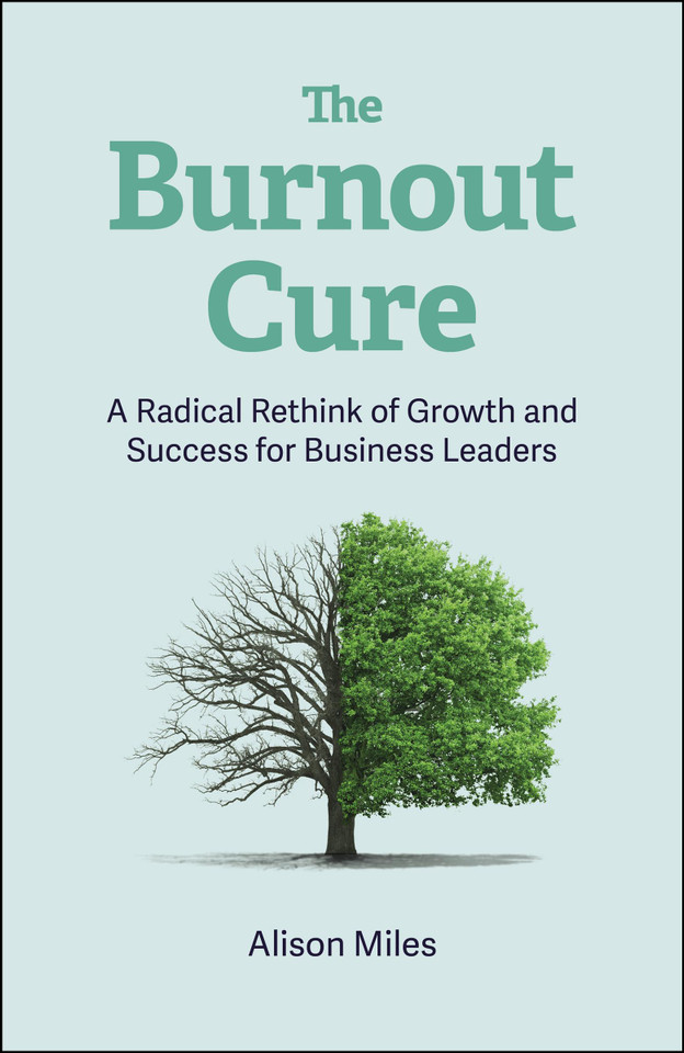 The Burnout Cure: A Radical Rethink of Growth and Success for Business Leaders book cover by Alison Miles