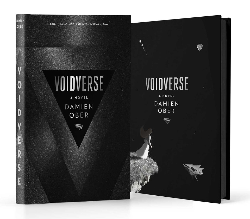 Voidverse book cover by Damien Ober