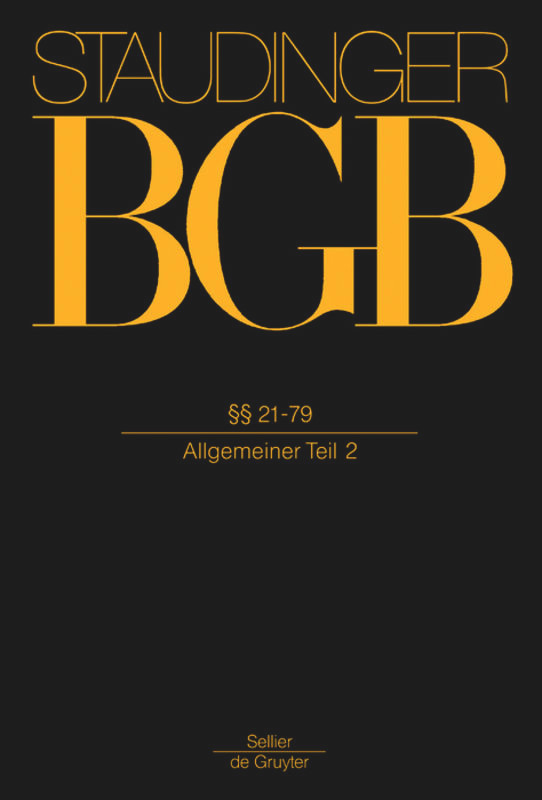 §§ 21-79: (Allgemeiner Teil 2) book cover by 
