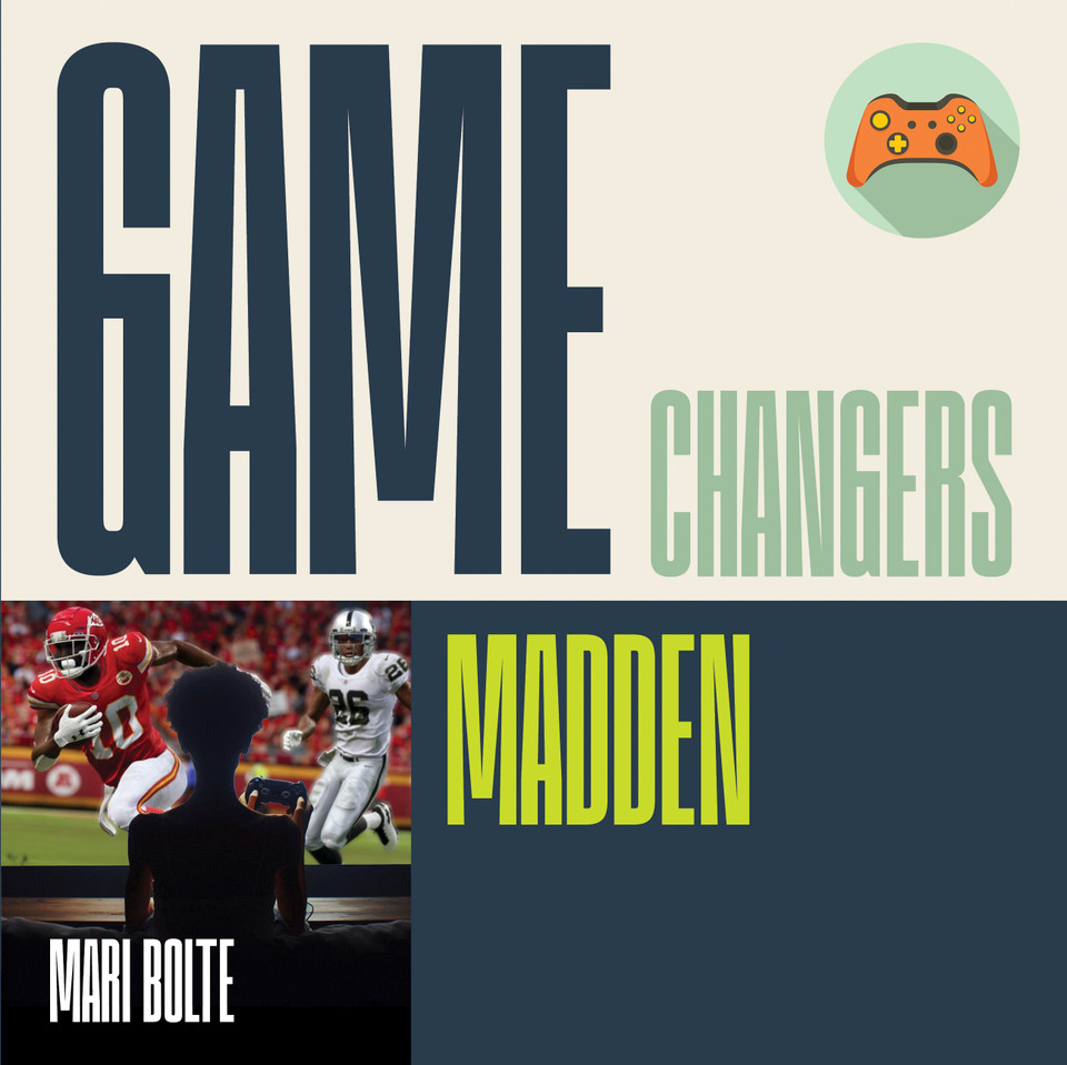 Madden book cover by Mari Bolte