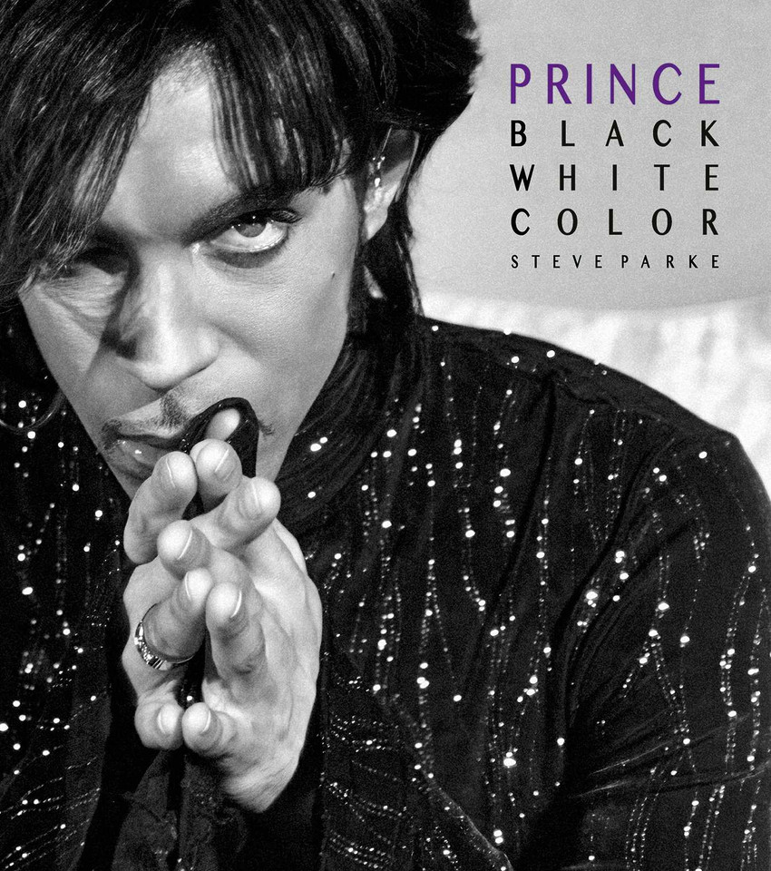 Prince: Black, White, Color book cover by Steve Parke