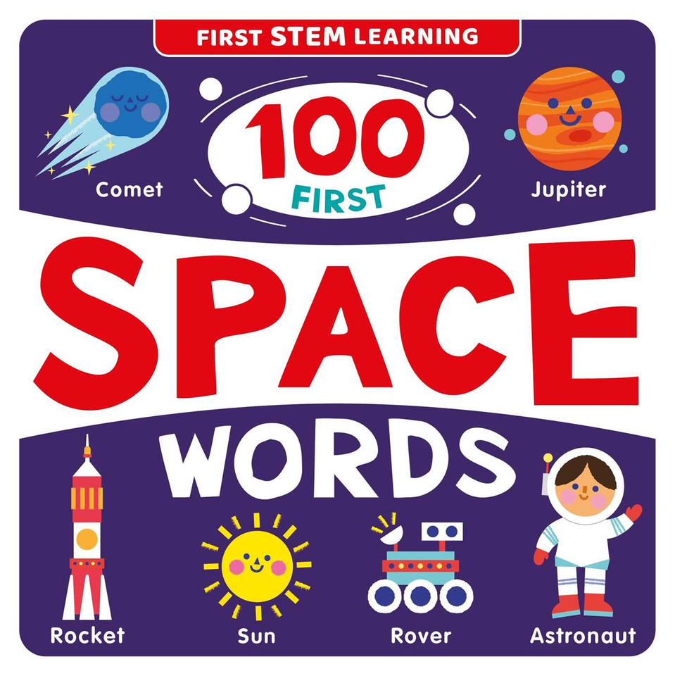 100 First Space Words: STEM Picture Dictionary book cover by IglooBooks