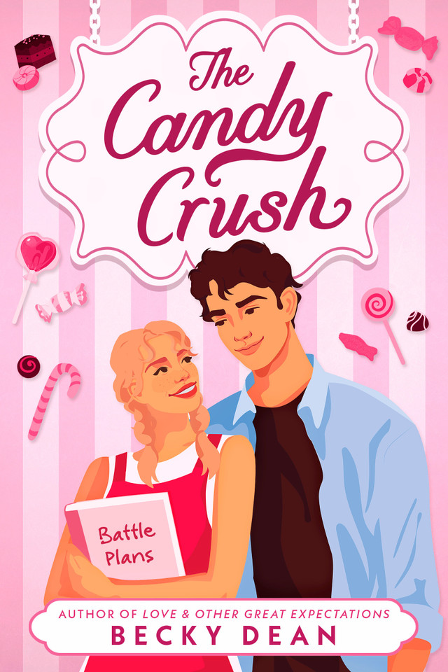 The Candy Crush book cover by Becky Dean