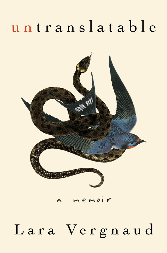 Untranslatable book cover by Lara Vergnaud