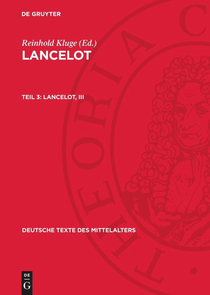 Lancelot, III: Nach der Heidelberger Pergamenthandschrift Pal. Germ. 147 book cover by 