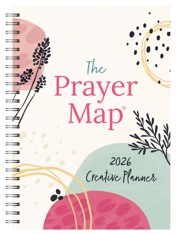 2026 Creative Planner The Prayer Map book cover by Compiled by Barbour Staff