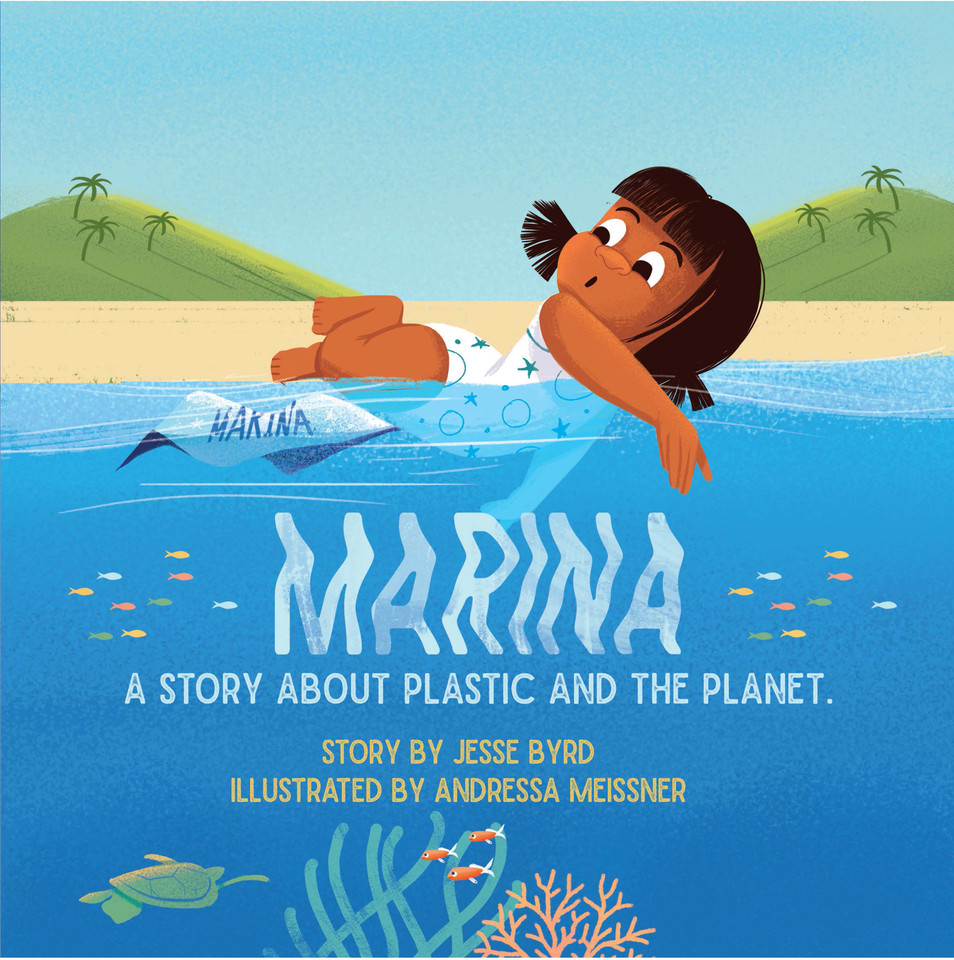 Marina: A Story About Plastic and the Planet book cover by Jesse Byrd