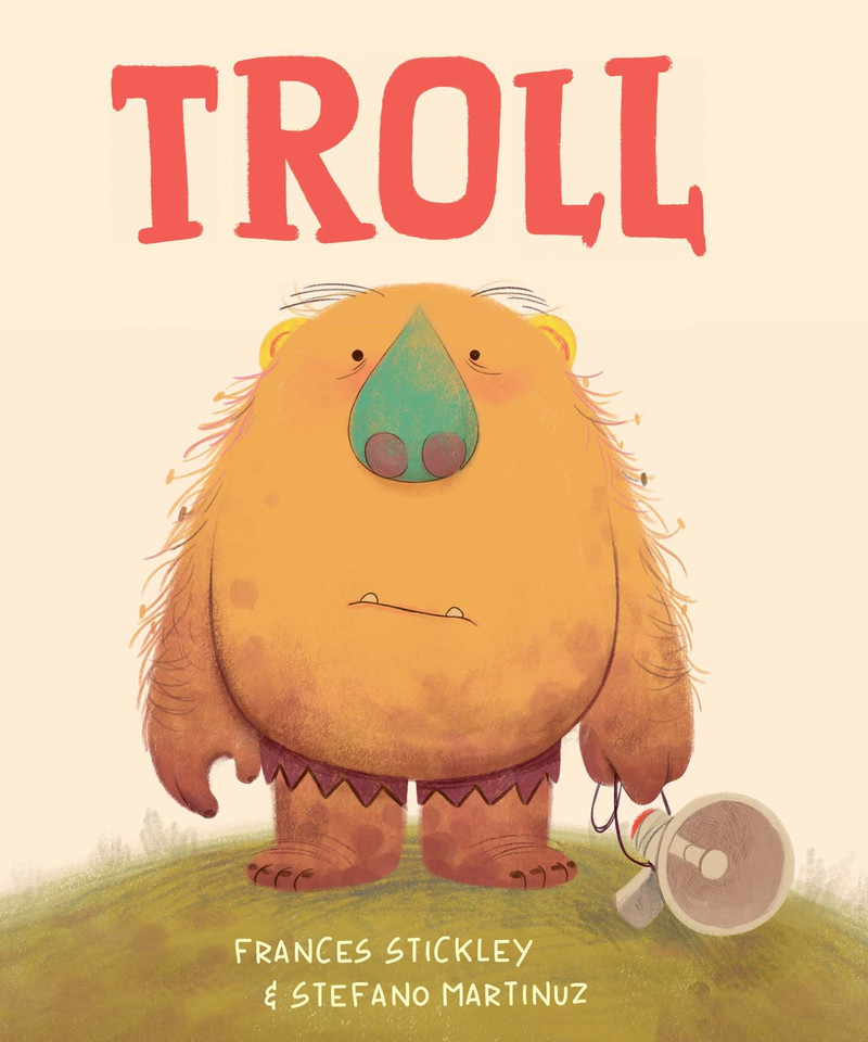 Troll book cover by Frances Stickley