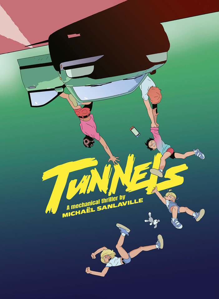 Tunnels book cover by Michaël Sanlavaille