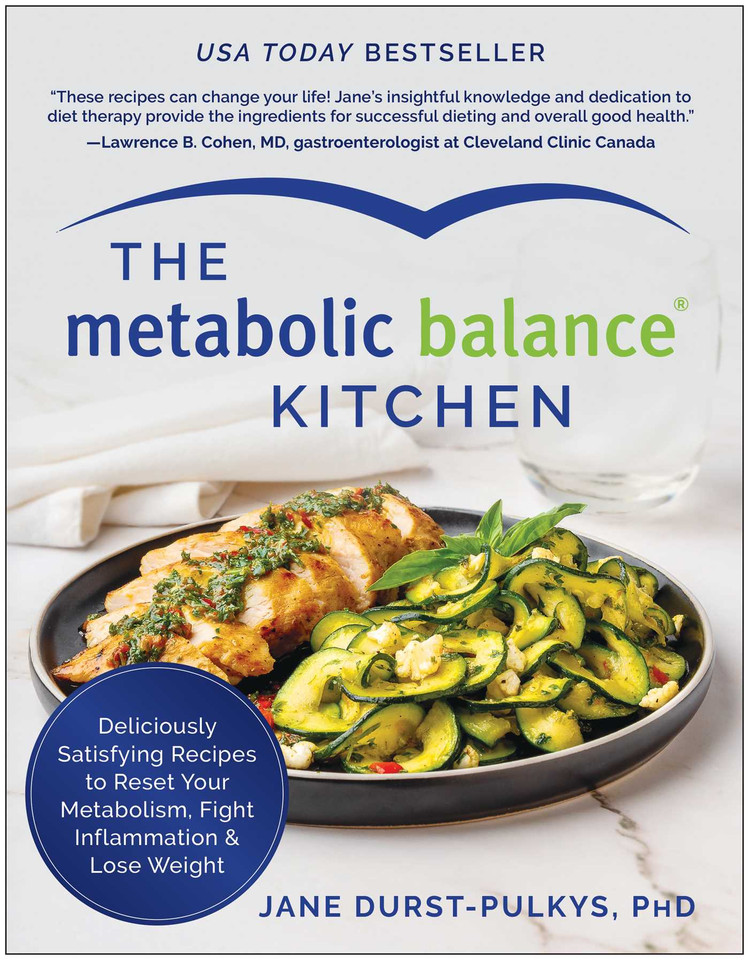 The Metabolic Balance Kitchen: Deliciously Satisfying Recipes to Reset Your Metabolism, Fight Inflammation, and Lose Weight book cover by Jane Durst-Pulkys