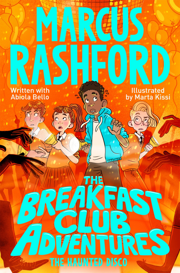 The Haunted Disco book cover by Marcus Rashford
