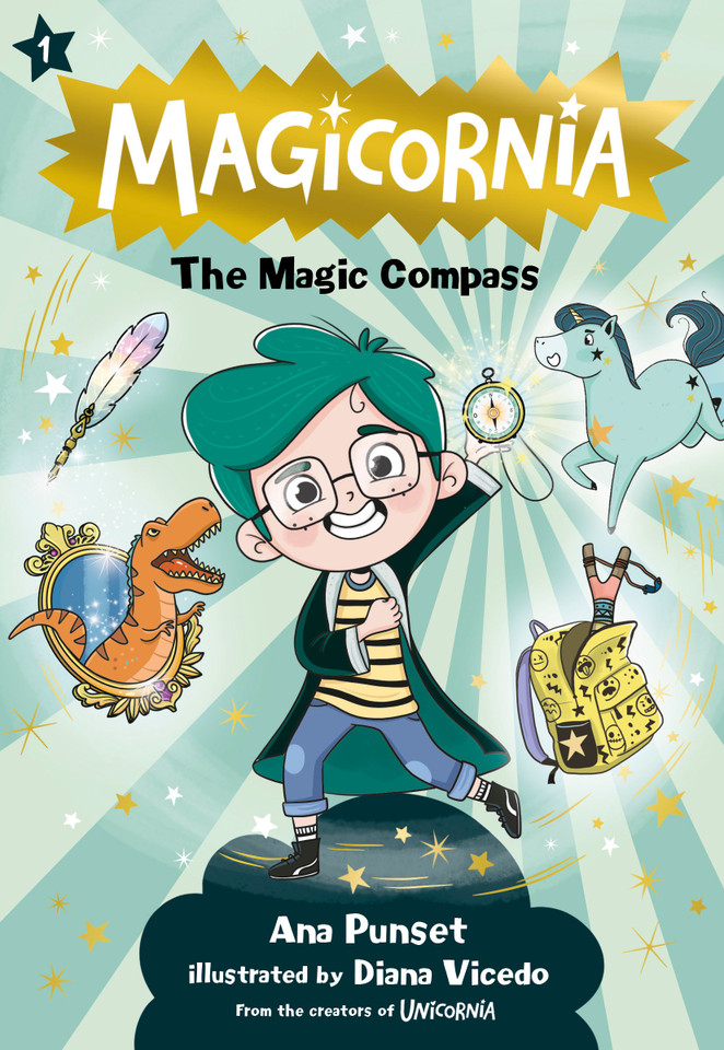 Magicornia: The Magic Compass (Unicornia Magicornia) book cover by Ana Punset
