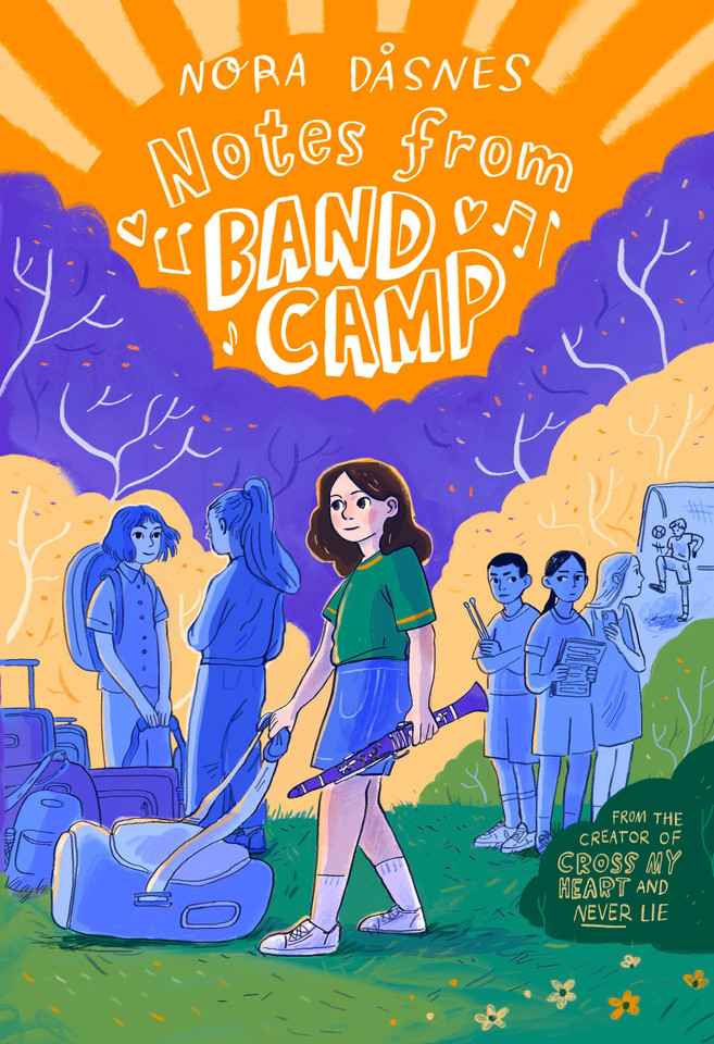 Notes from Band Camp (Cross My Heart) book cover by Nora Dåsnes