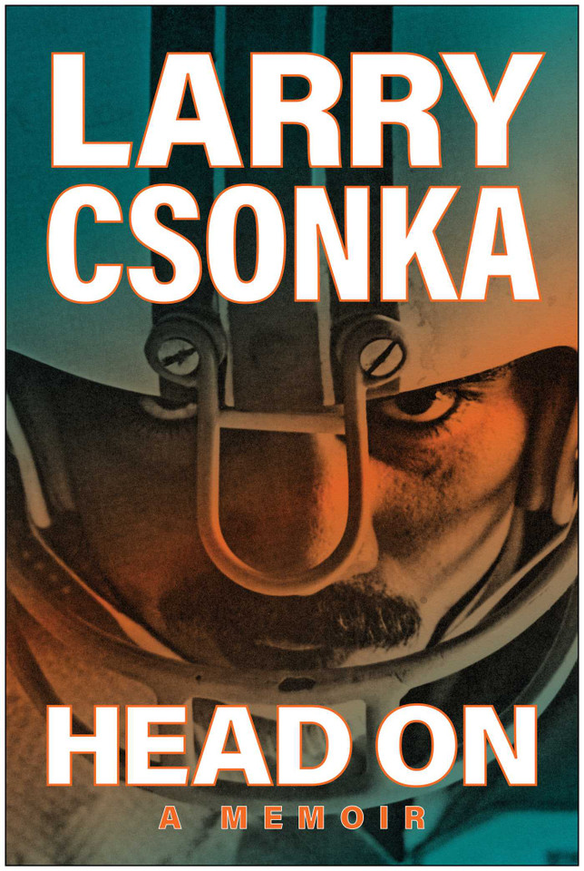Head On: A Memoir book cover by Larry Csonka