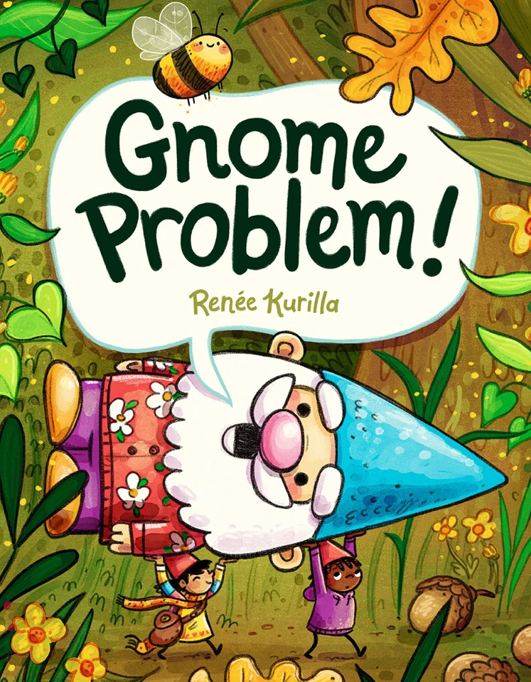 Gnome Problem!: A Flower Garden Graphic Novel (The Flower Garden) book cover by Renée Kurilla
