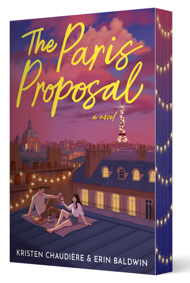 The Paris Proposal: A Novel book cover by Kristen Chaudiere, Erin Baldwin