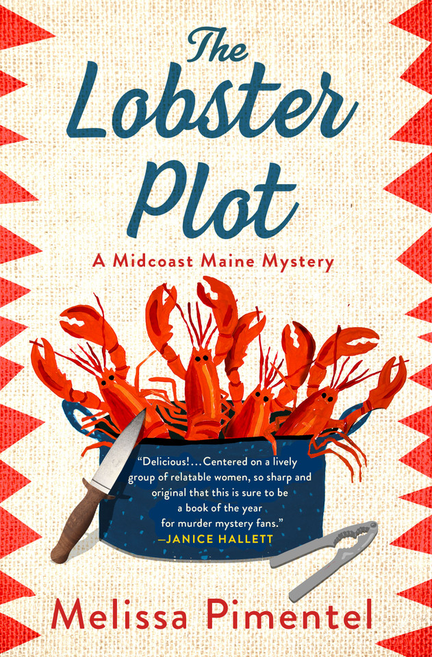 The Lobster Plot: A Midcoast Maine Mystery book cover by Melissa Pimentel