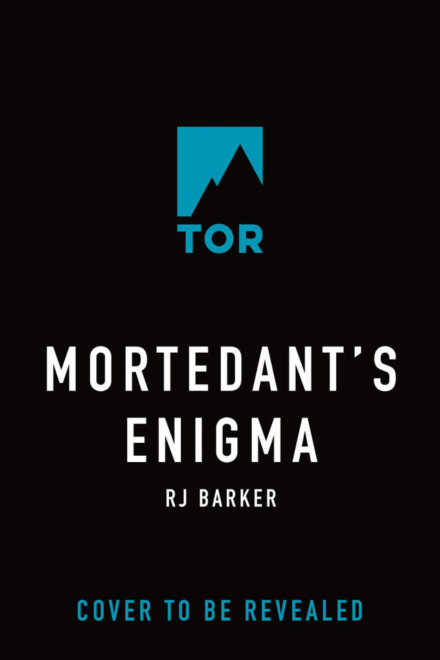Mortedant's Enigma book cover by RJ Barker