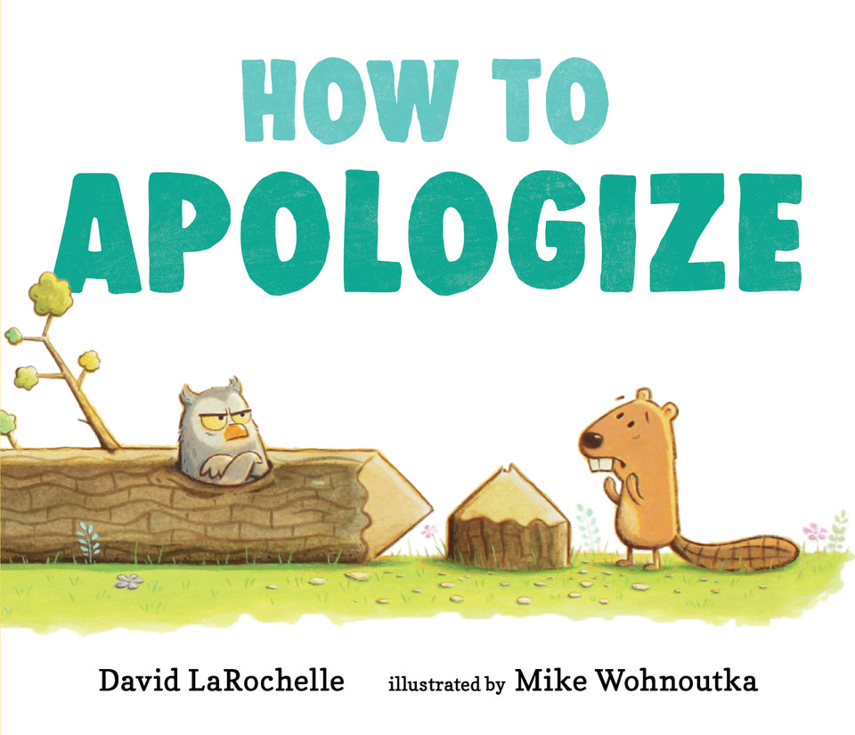 How to Apologize book cover by David LaRochelle