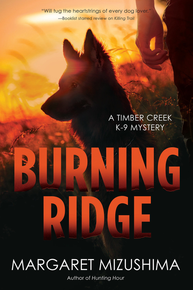 Burning Ridge: A Timber Creek K-9 Mystery (A Timber Creek K-9 Mystery) book cover by Margaret Mizushima